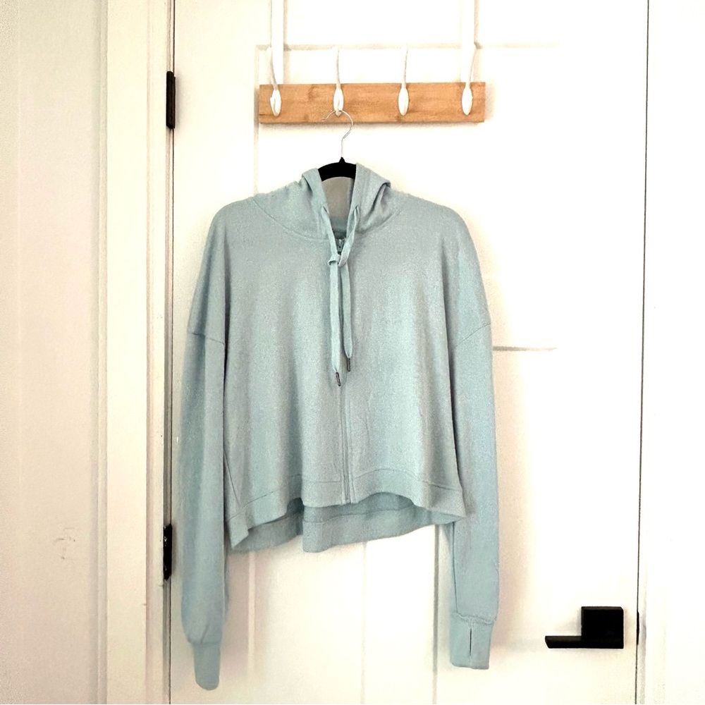 Soft Light Blue Knit Sweater